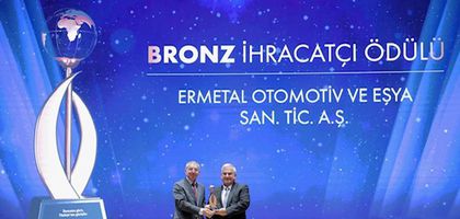 Ermetal'e OİB'den 'Bronz İhracatçı Ödülü'