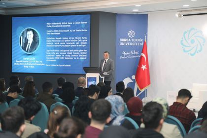 BTÜ Konuşmaları’nın konuğu Baran Çelik oldu