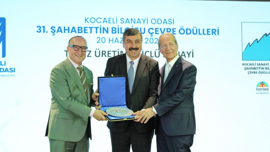 Kocaeli Sanayi Odası’nda 31. Şahabettin Bilgisu Çevre Ödülleri sahiplerini buldu