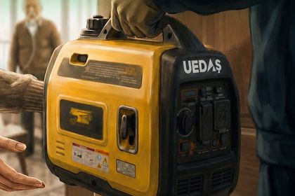 UEDAŞ'tan cihaza bağlı hastalara jeneratör desteği