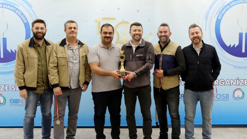 Kütahya OSB’nin 4. firmalar arası tavla turnuvasında şampiyon belli oldu