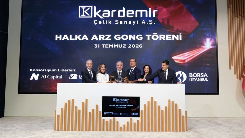 Kardemir Çelik, borsada işlem görmeye başladı