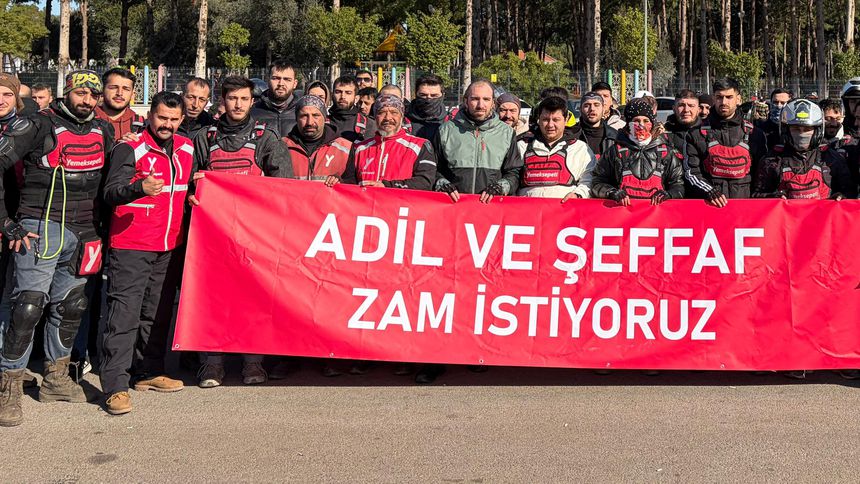 Motokuryelerden ücret zamlarına tepki