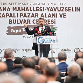 'Yıldırım Belediyesi, 5 bin 867 hak sahibine tapu verdi'