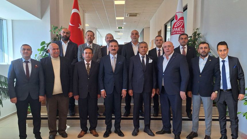 Isparta Ticaret Borsasında Şahin yeniden başkan