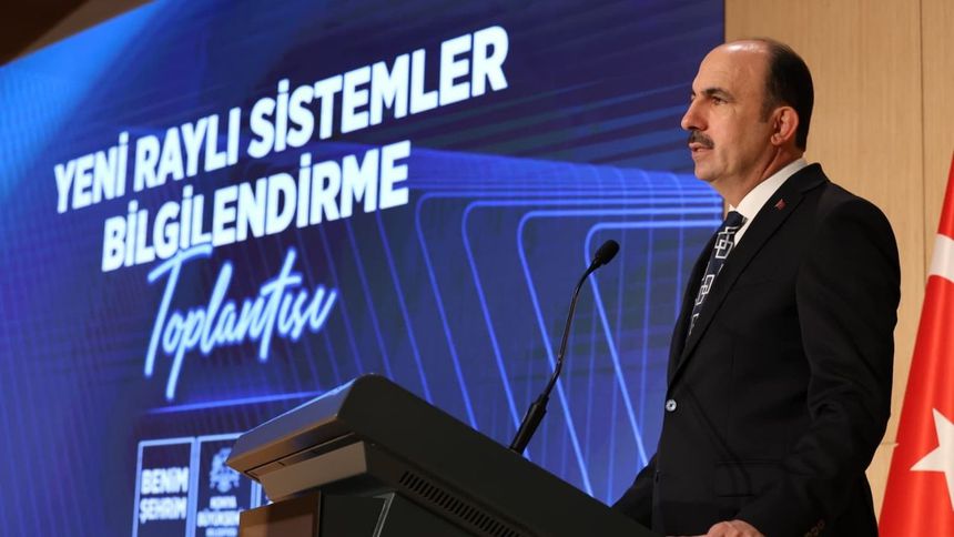 'Konya’nın dört bir yanı raylı sistemlerle donatılacak'