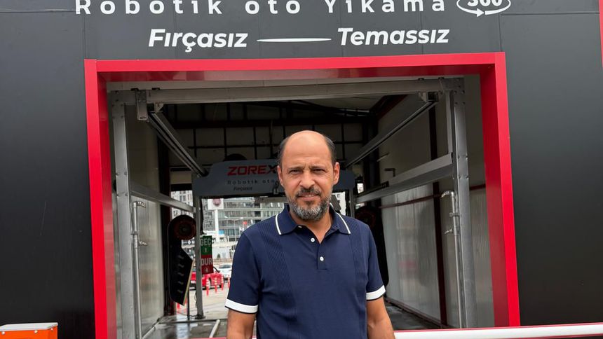 'Araç yıkamada fırçasız ve insan temasını ortadan kaldıran yeni bir sistem kurduk'