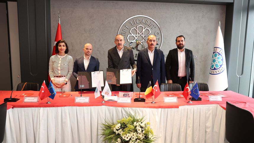 Kayseri Ticaret Odası ile Flaman Brabant Ticaret ve Sanayi Odası protokol imzaladı