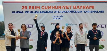 Gebze’de 125 binici Cumhuriyet Bayramı için yarıştı