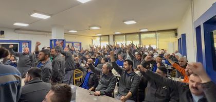 Metal işçisinden MESS’e protesto