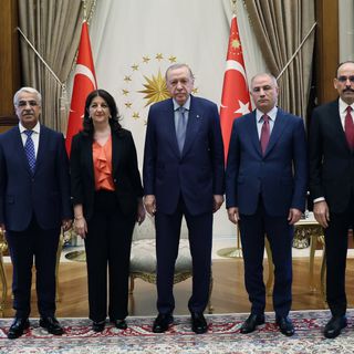 Erdoğan, DEM Parti heyetiyle görüştü
