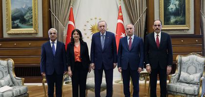 Erdoğan, DEM Parti heyetiyle görüştü