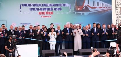 Halkalı-İstanbul Havalimanı Metro Hattı açıldı