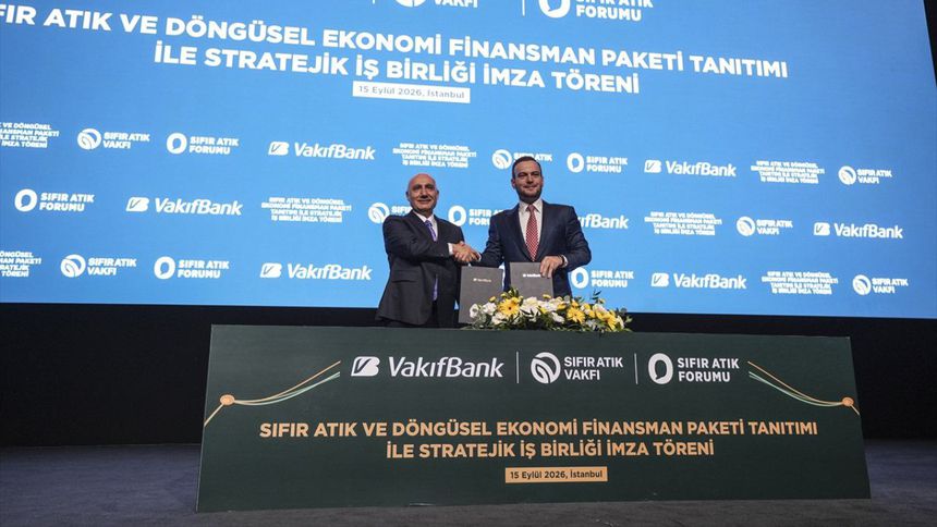 Sıfır Atık Vakfı ile VakıfBank arasında finansman protokolü