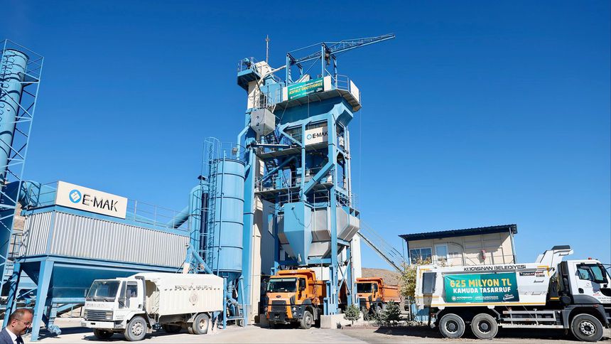 Kocasinan Belediyesi, kendi ürettiği asfaltla 625 milyon TL tasarruf etti