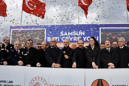 Samsun Batı Çevre Yolu'nun temeli atıldı