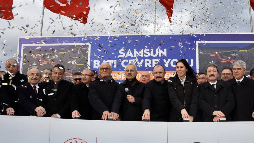 Samsun Batı Çevre Yolu'nun temeli atıldı