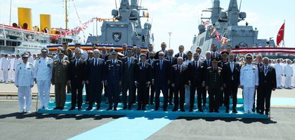 Erdoğan: Türkiye, tarihinde ilk kez bir NATO ve AB üyesi ülkeye savaş gemisi ihraç etti