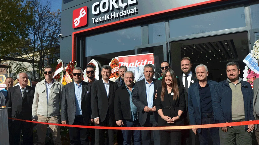 Gökçe Teknik Hırdavat, yeni mağazasını hizmete açtı