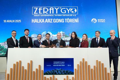 Zeray Gayrimenkul Borsa İstanbul'da işlem görmeye başladı