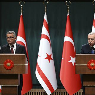 Erdoğan: Kıbrıs meselesine en gerçekçi çözüm Ada'da iki devletin bir arada var olması