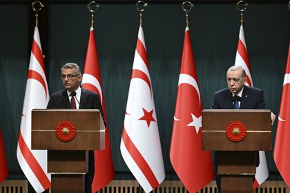 Erdoğan: Kıbrıs meselesine en gerçekçi çözüm Ada'da iki devletin bir arada var olması