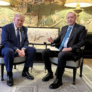 Erdoğan, Trump ile görüştü