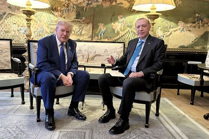Erdoğan, Trump ile görüştü