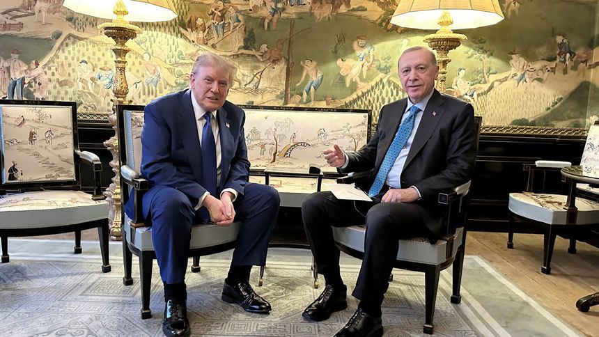 Erdoğan, Trump ile görüştü