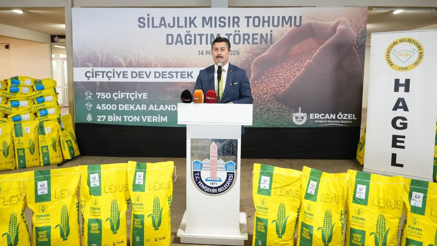 750 çiftçiye silajlık mısır tohumu dağıtıldı