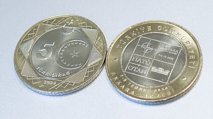 NATO Zirvesi'ne özel 5 lira basıldı