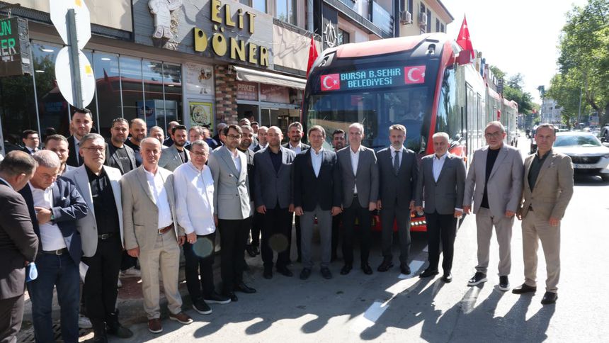 İnegöl ulaşımında metrobüs dönemi başlıyor