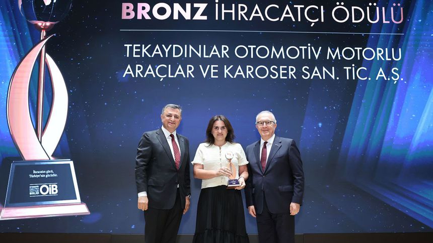 Tekaydınlar’a Bronz İhracatçı Ödülü