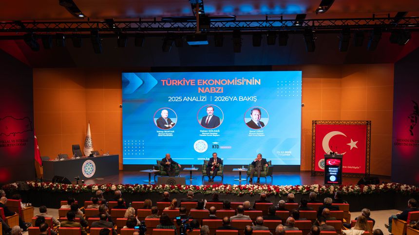 “Türkiye Ekonomisinin Nabzı: 2025 Analizi, 2026’ya Bakış” Kayseri Ticaret Odası’nda konuşuldu