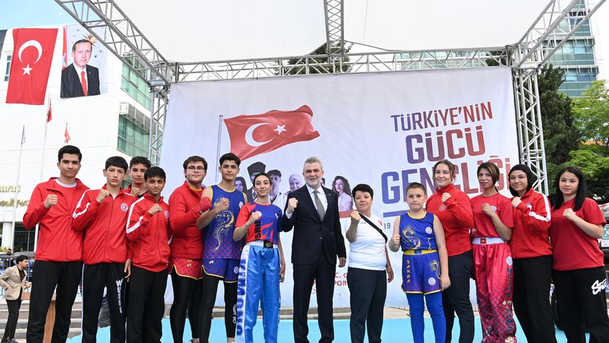 Atatürk’ü Anma, Gençlik ve Spor Bayramı, Milli İrade Meydanı’nda Coşkuyla Kutlandı