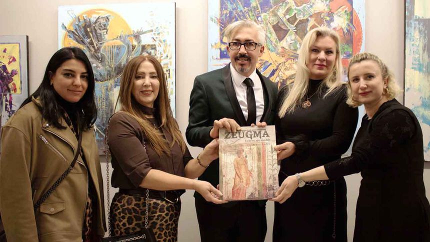 Ressam Azmi Atilla Sanko Sanat Galerisi’nde sergi açtı