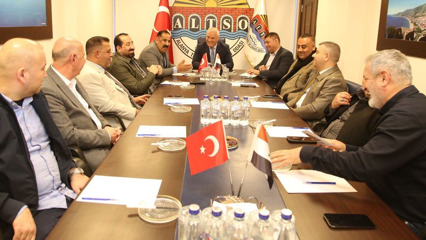 ALTSO Başkanı Erdem, Iraklı yatırımcıları Alanya’ya davet etti