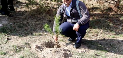 Kütahya OSB'de yüzlerce fidan toprakla buluştu