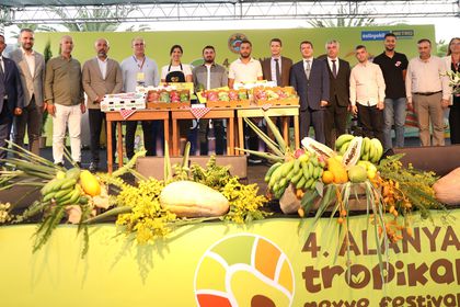 Alanya Tropikal Meyve festivali sona erdi