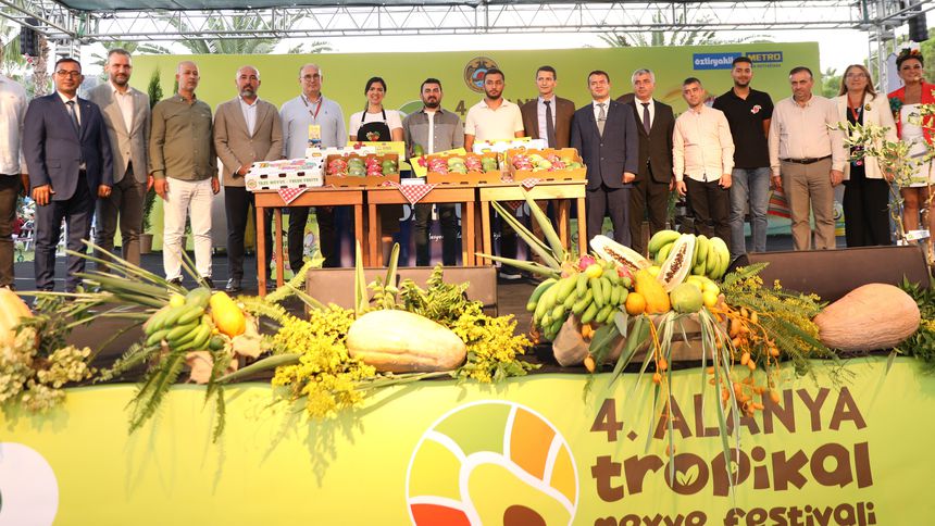 Alanya Tropikal Meyve festivali sona erdi