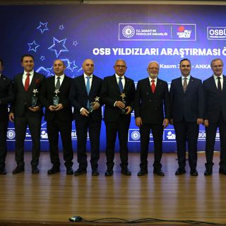 Bursalı firmalara 'OSB Yıldızları'nda 122 ödül