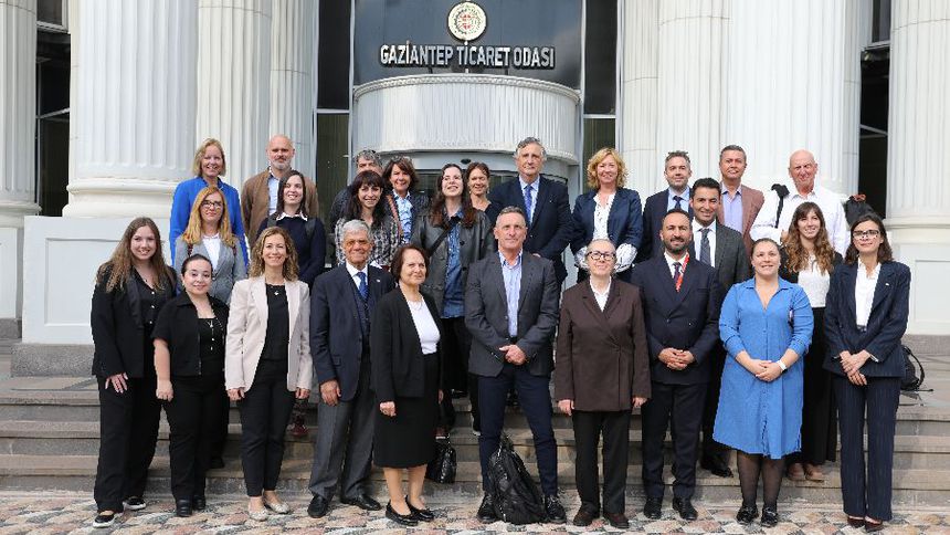 GTO, Avrupa’dan oda ve iş dünyası temsilcilerini Gaziantep’te ağırladı