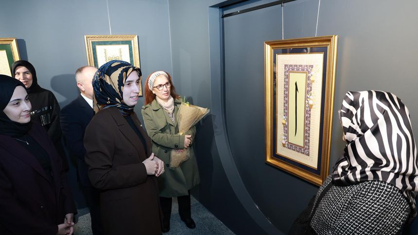 GESMEK kursiyerlerinden 'Türk-İslam Sanatları’nın İzinde' sergisi