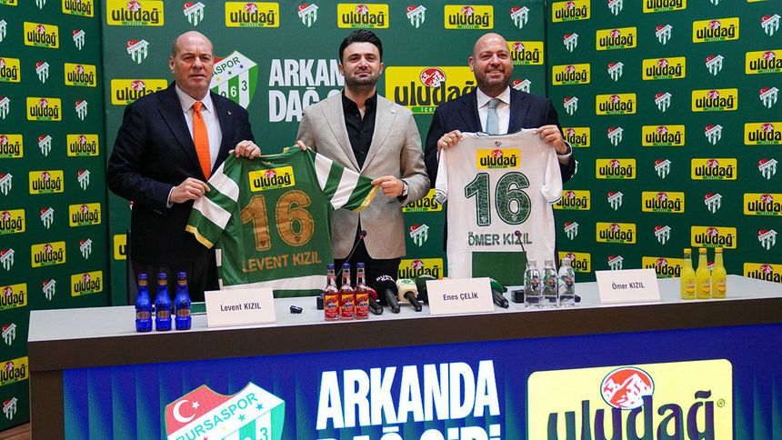 Uludağ İçecek ve Bursaspor’un iş birliği 1. Lig’de de devam ediyor