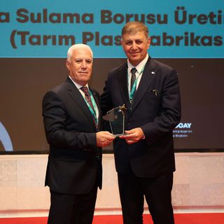 Bursa Büyükşehir'in Damla Sulama Boru Üretim Tesisi'ne ödül