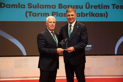 Bursa Büyükşehir'in Damla Sulama Boru Üretim Tesisi'ne ödül