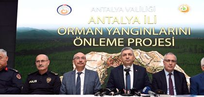 Orman yangınlarını önleme projesi tanıtımı yapıldı