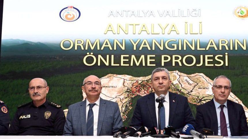 Orman yangınlarını önleme projesi tanıtımı yapıldı
