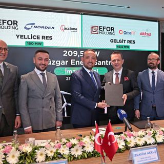 Efor Holding'den Alman Nordex ile türbin anlaşması
