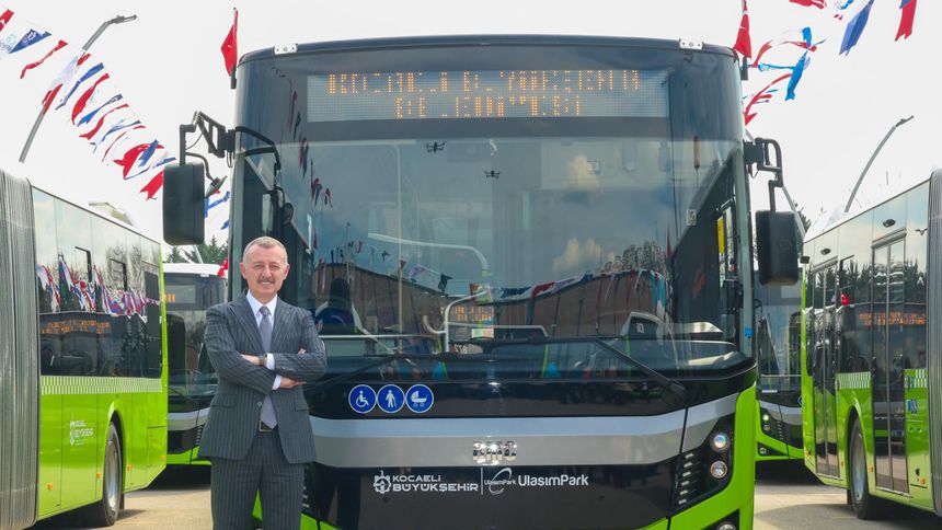 Kocaeli ulaşım filosunda 55 yeni otobüs hizmete girdi